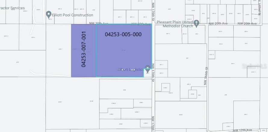 Terreno en Newberry, Florida № 712782