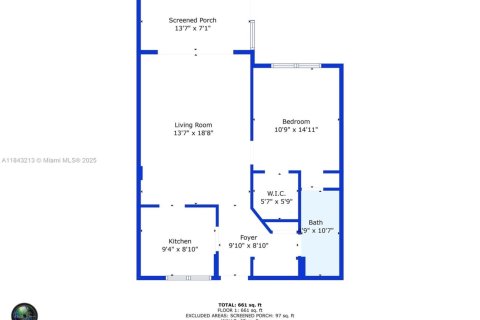 Condominio en venta en Lauderdale Lakes, Florida, 1 dormitorio, 65.5 m2 № 1939956 - foto 21