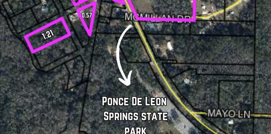 Terreno en Ponce de Leon, Florida № 562106