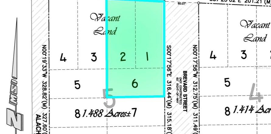 Land in Williston, Florida № 2162458