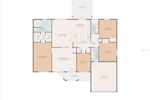House in Spring Hill, Florida 4 bedrooms, 181.62 sq.m. № 1654306 - photo 3