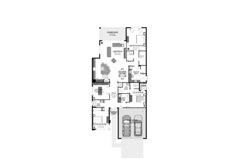 House floor plan «208SQM», 3 bedrooms in LOTUS PALM