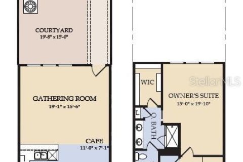 Townhouse in Clermont, Florida 4 bedrooms, 171.59 sq.m. № 2219238 - photo 3