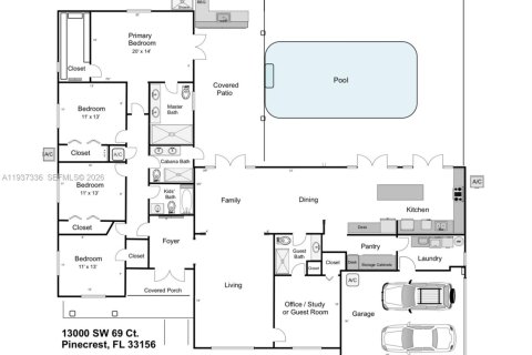 House in Pinecrest, Florida 5 bedrooms, 275.08 sq.m. № 1995190 - photo 3