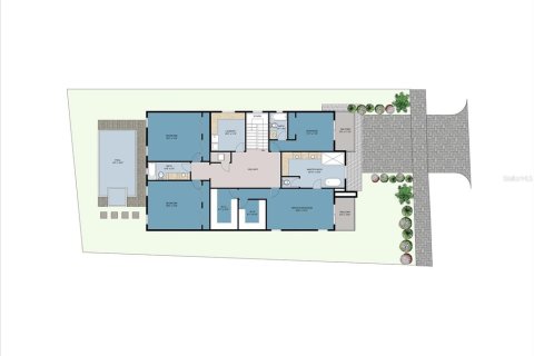 House in Tampa, Florida 5 bedrooms, 322.84 sq.m. № 2130750 - photo 4