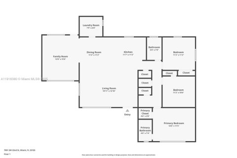 House in Miami, Florida 3 bedrooms, 112.88 sq.m. № 1973081 - photo 2