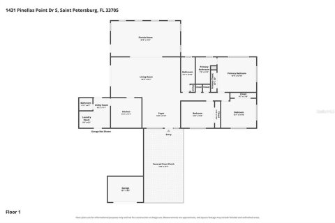 Villa ou maison à vendre à Saint Petersburg, Floride: 3 chambres, 178.19 m2 № 2396809 - photo 7