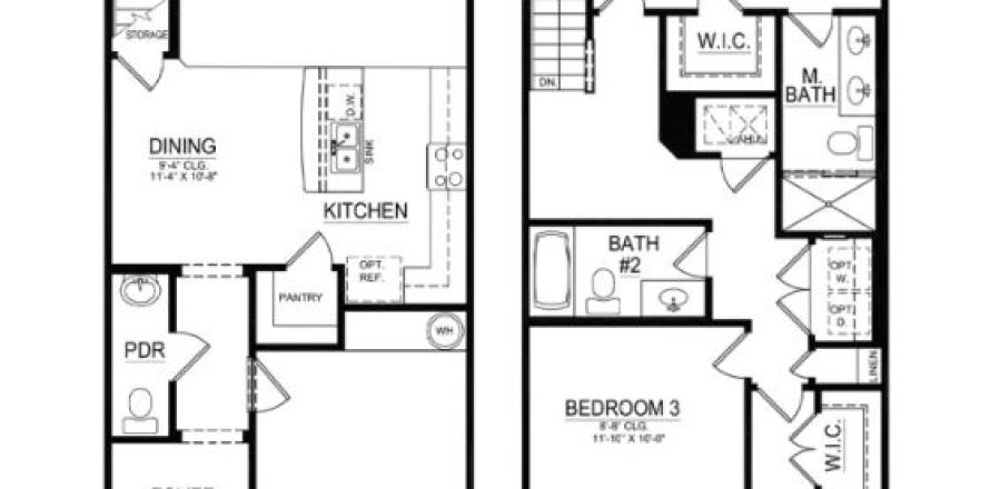 Townhouse in Davenport, Florida 3 bedrooms, 155.43 sq.m. № 1791404