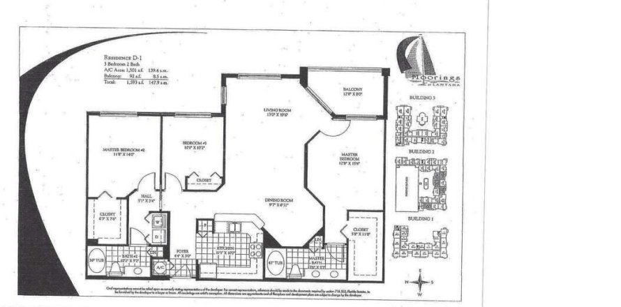 Condo in Lantana, Florida, 3 bedrooms  № 1221506