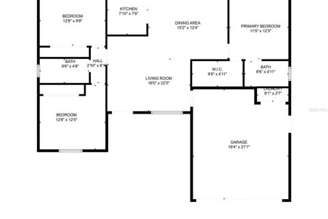 House in Kissimmee, Florida 3 bedrooms, 113.71 sq.m. № 1735542 - photo 30