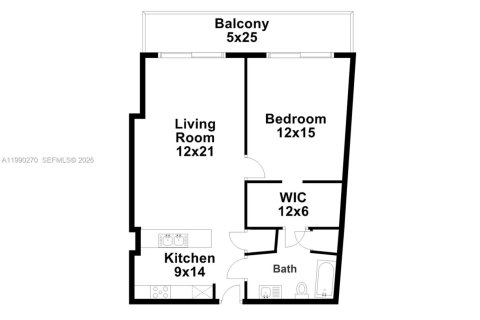 Купить кондоминиум в Майами, Флорида 1 спальня, 73.49м2, № 2052158 - фото 24
