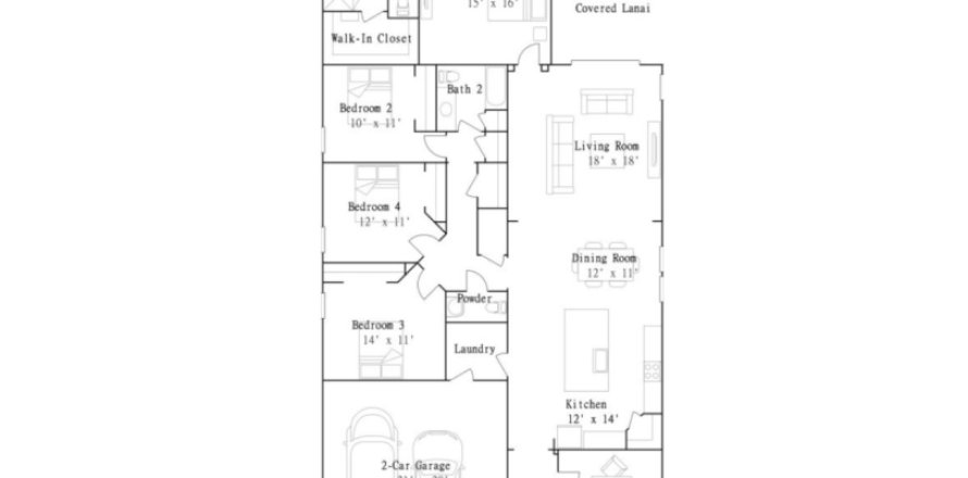 Villa ou maison à St Augustine Lakes - St Augustine Lakes 50S  4 chambres, 213 m2 № 427450