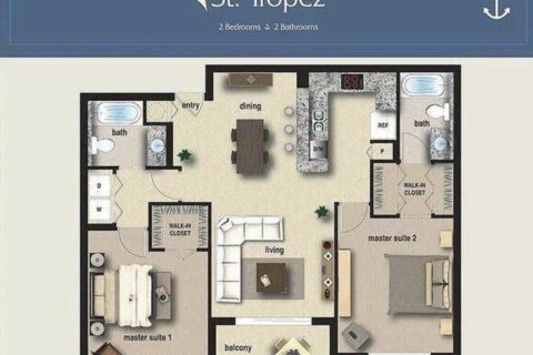 Condo in Hypoluxo, Florida, 2 bedrooms  № 1182200 - photo 1