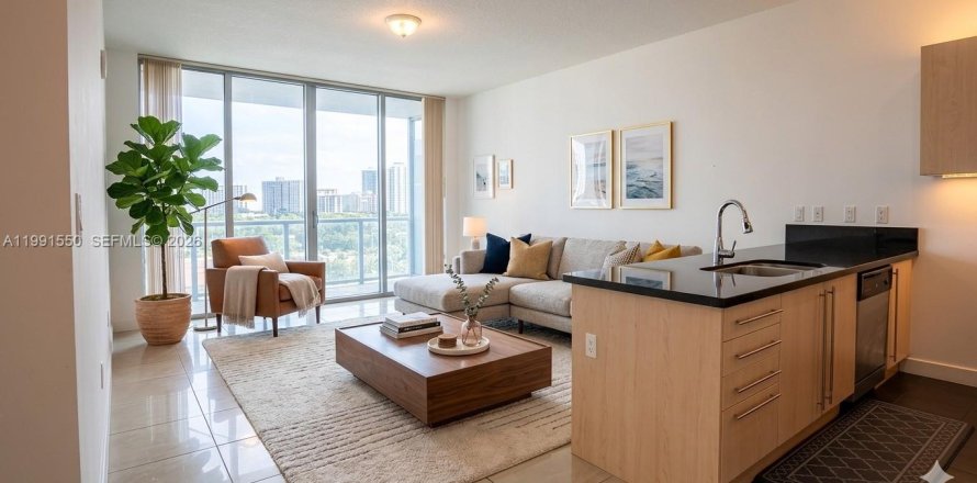 Condo in Miami, Florida, 1 bedroom № 2052264