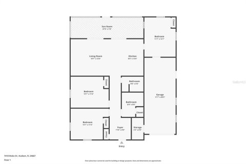 House in Hudson, Florida 3 bedrooms, 137.5 sq.m. № 2104784 - photo 23