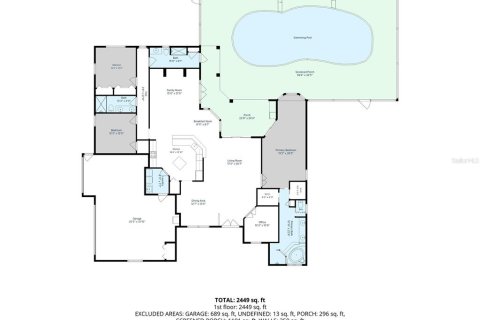 Villa ou maison à vendre à Homosassa, Floride: 3 chambres, 244.05 m2 № 2400988 - photo 4
