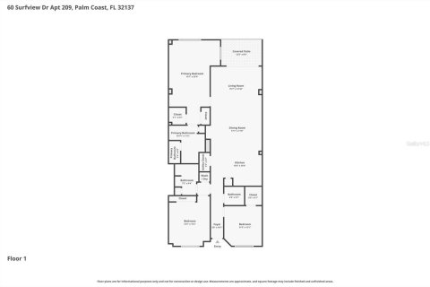 Condominio en venta en Palm Coast, Florida, 3 dormitorios, 152.36 m2 № 2126087 - foto 25