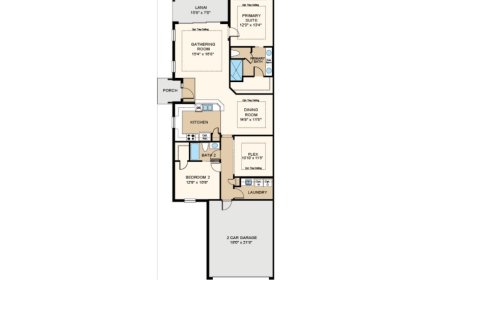House floor plan «House», 2 bedrooms in Esplanade at Skye Ranch