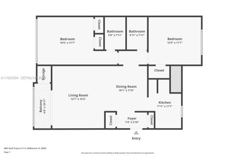 Купить кондоминиум в Мелборн, Флорида 5 комнат, 94.76м2, № 1983476 - фото 26