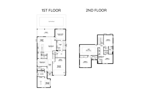 Townhouse floor plan «352SQM MONDRIAN», 4 bedrooms in ARTISTRY PALM BEACH
