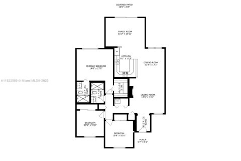 Купить таунхаус в Майами, Флорида 3 спальни, 124.49м2, № 2012320 - фото 6
