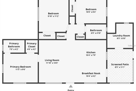 House in Seminole, Florida 3 bedrooms, 83.61 sq.m. № 2215783 - photo 26