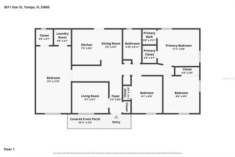 Villa ou maison à louer à Tampa, Floride: 4 chambres, 97.92 m2 № 2403087 - photo 16