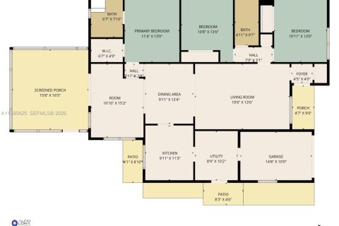 Купить виллу или дом в Майами, Флорида 3 спальни, 144.28м2, № 2021860 - фото 26