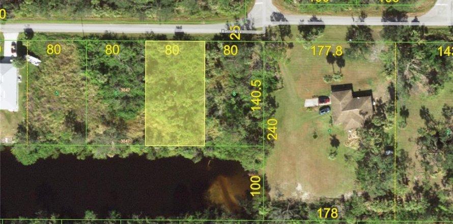 Terreno en Port Charlotte, Florida № 1574434