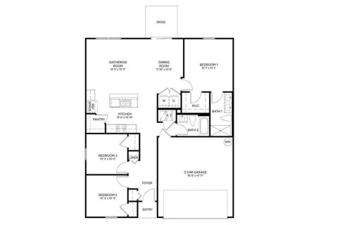 Villa ou maison à vendre à Palm Coast, Floride: 3 chambres, 119.57 m2 № 2406583 - photo 2