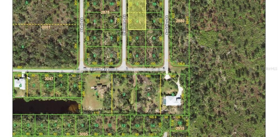 Land in Port Charlotte, Florida № 2164367