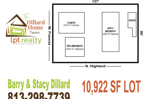 Commercial property in Tampa, Florida 8 bedrooms, 491.27 sq.m. № 1839002 - photo 1
