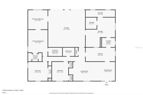 Villa ou maison à vendre à Tampa, Floride: 3 chambres, 172.8 m2 № 1873718 - photo 3