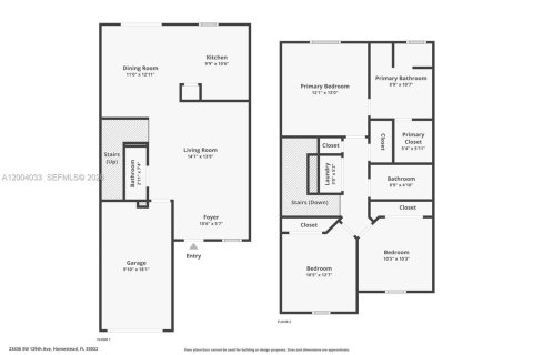 Купить таунхаус в Хомстед, Флорида 3 спальни, 133.97м2, № 2068664 - фото 27