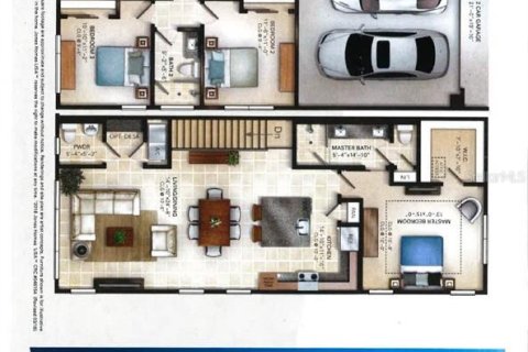 Adosado en alquiler en Orlando, Florida, 3 dormitorios, 103.86 m2 № 2217536 - foto 2
