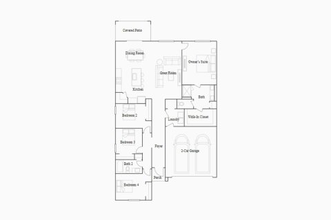 Townhouse floor plan «180SQM HARTFORD», 4 bedrooms in EVERLANDS