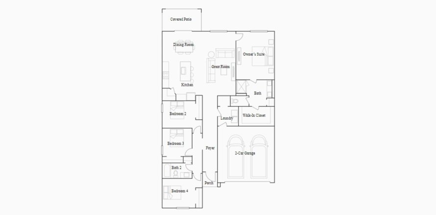 Townhouse in EVERLANDS in Palm Bay, Florida 4 bedrooms, 180 sq.m. № 67049