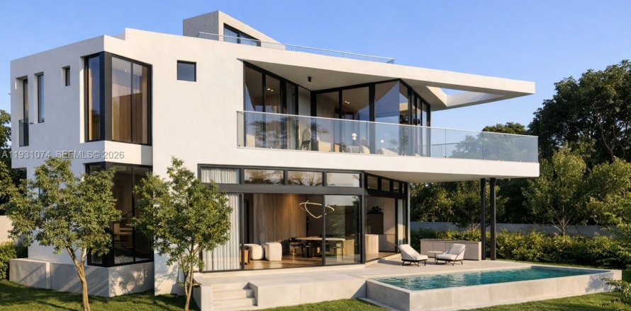 House in Miami Beach, Florida 5 bedrooms, 348.38 sq.m. № 2020070