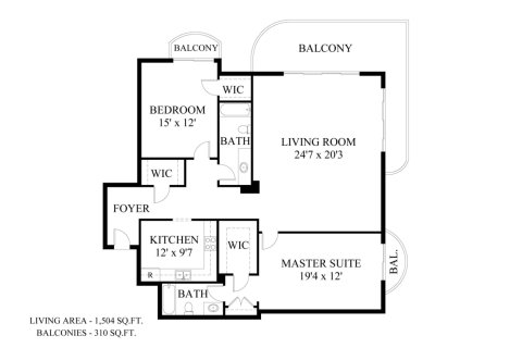 Condo in Palm Beach, Florida, 2 bedrooms  № 1002778 - photo 1