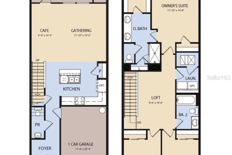 Touwnhouse à vendre à DeLand, Floride: 3 chambres, 154.12 m2 № 2152253 - photo 2
