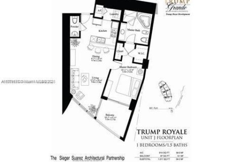 Copropriété à vendre à Sunny Isles Beach, Floride: 1 chambre, 84.91 m2 № 1940019 - photo 13