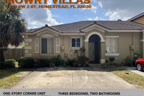Таунхаус в Хомстед, Флорида 3 спальни, 110.46м2 № 2032992
