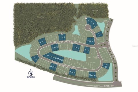 House in Wesley Chapel, Florida 3 bedrooms, 166.02 sq.m. № 1869382 - photo 17
