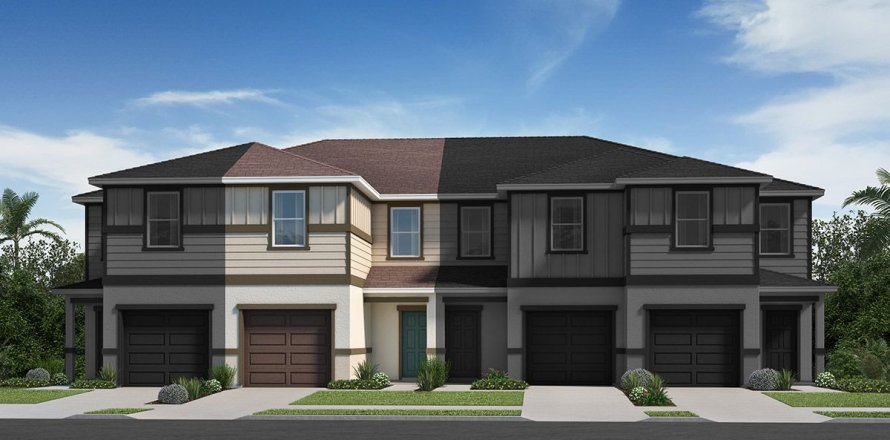 Townhouse in Mirabella Townhomes in Davenport, Florida 3 rooms, 138 sq.m. № 344020