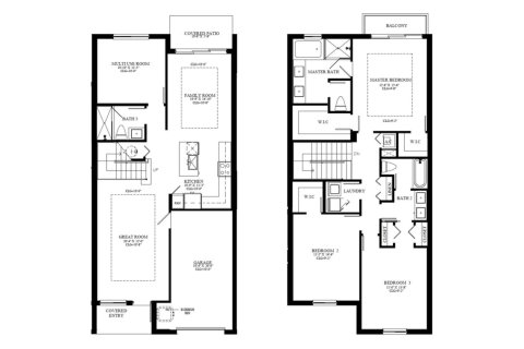 House floor plan «218SQM THE CHLOE», 3 bedrooms in SABBIA BEACH