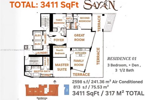 Condo in Sunny Isles Beach, Florida, 4 bedrooms  № 1874938 - photo 3