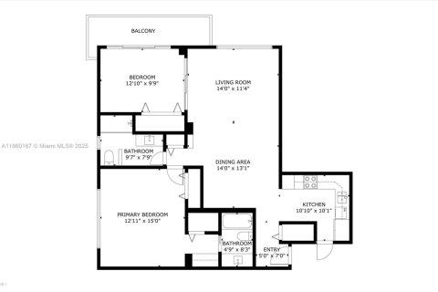 Купить кондоминиум в Холливуд, Флорида 2 спальни, 102.19м2, № 2018190 - фото 19