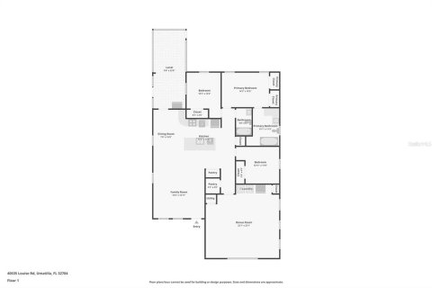 Купить виллу или дом в Уматилла, Флорида 9 комнат, 187.48м2, № 1821084 - фото 4