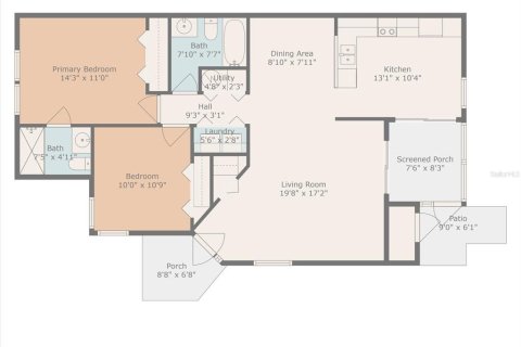 Villa ou maison à vendre à New Port Richey, Floride: 2 chambres, 89.09 m2 № 1826121 - photo 25