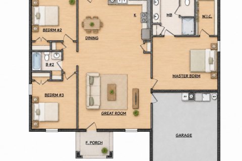 Villa ou maison à vendre à Sebring, Floride: 3 chambres, 154.68 m2 № 2185292 - photo 4